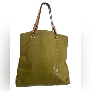 MK animal print tote